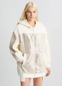Liu Jo Parka con lentejuelas-Mujer Abrigos Y Chalecos|Ropa Deportiva