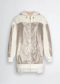Liu Jo Parka con lentejuelas-Mujer Abrigos Y Chalecos|Ropa Deportiva