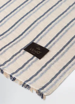 Liu Jo Pashmina a rayas-Hombre Bufandas Y Gorros
