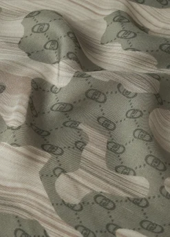 Liu Jo Pashmina camuflaje-Hombre Bufandas Y Gorros