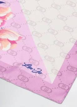 Liu Jo Pañuelo con esquina floral-Mujer Bufandas Y Pañuelos