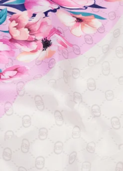 Liu Jo Pañuelo con esquina floral-Mujer Bufandas Y Pañuelos