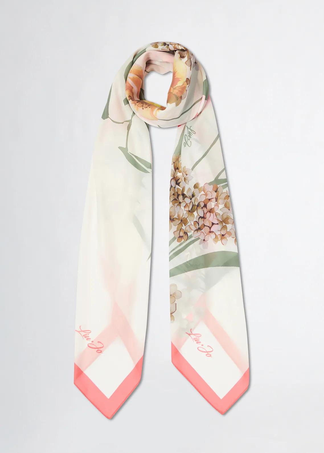 Liu Jo Pañuelo floral-Mujer Bufandas Y Pañuelos