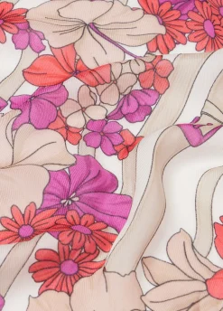Liu Jo Pañuelo Floral-Mujer Bufandas Y Pañuelos