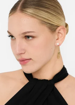 Liu Jo Pendientes con perlas sintéticas-Mujer Joyas
