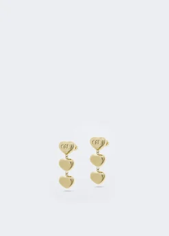 Liu Jo Pendientes largos con corazón-Mujer Joyas