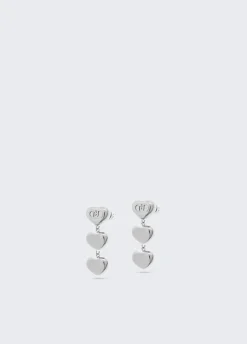 Liu Jo Pendientes largos con corazones-Mujer Joyas