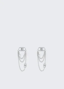 Liu Jo Pendientes largos con logotipo-Mujer Joyas