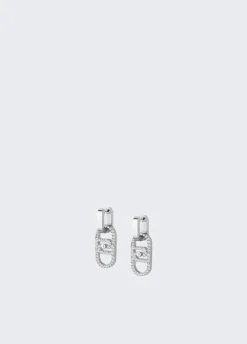 Liu Jo Pendientes largos con logotipo-Mujer Joyas