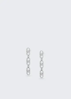 Liu Jo Pendientes largos con monograma-Mujer Joyas