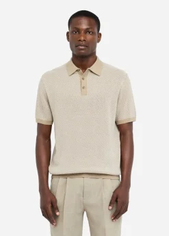 Liu Jo Polo de algodón y seda-Hombre Jerséis Y Sudaderas