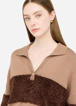 Liu Jo Polo de lana a rayas-Mujer Cárdigans Y Jerséis