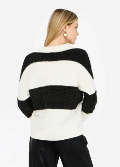 Liu Jo Polo de lana a rayas-Mujer Cárdigans Y Jerséis