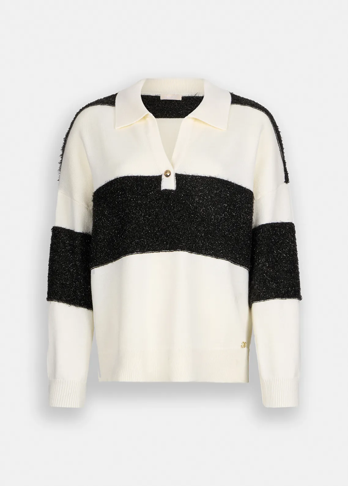 Liu Jo Polo de lana a rayas-Mujer Cárdigans Y Jerséis