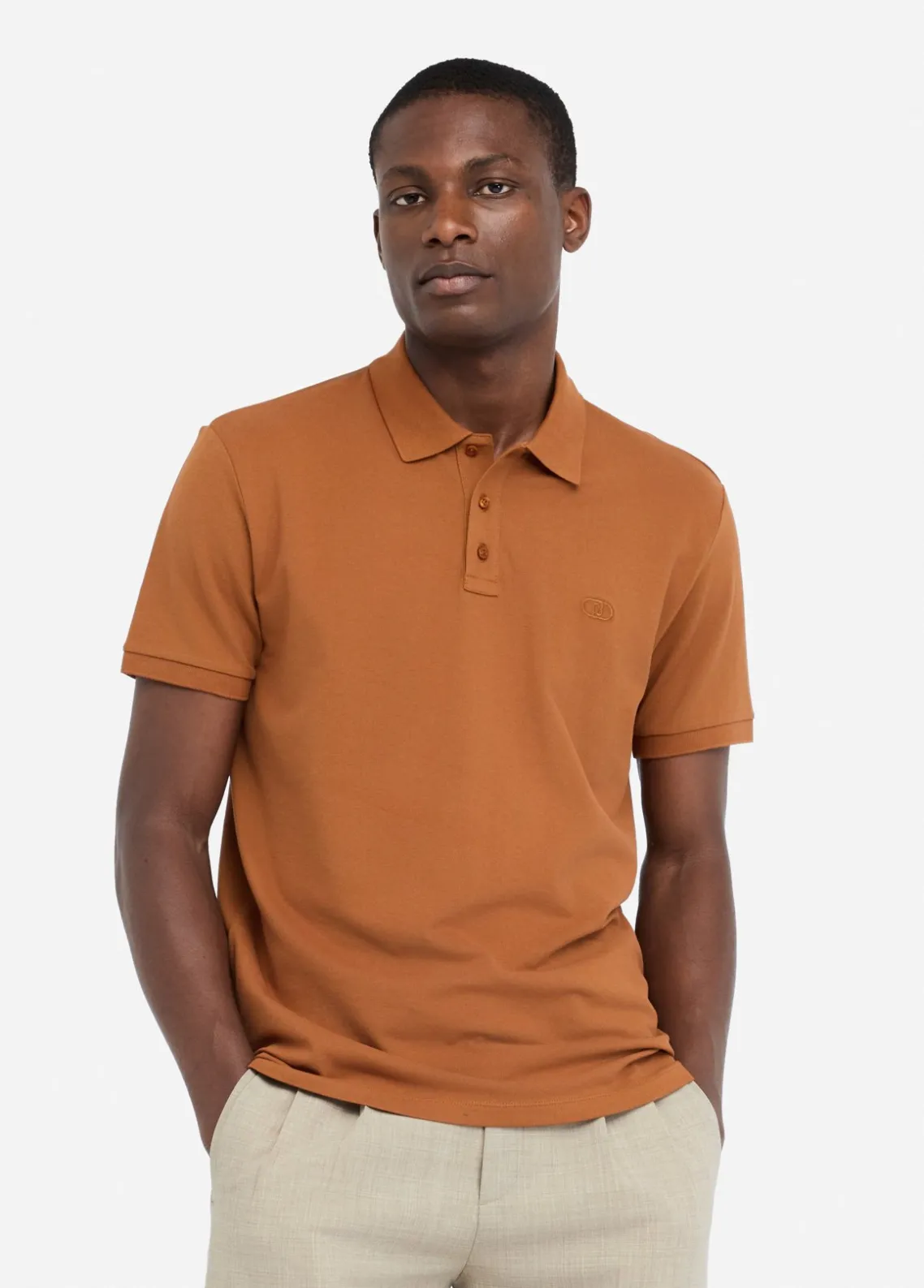 Liu Jo Polo de piqué de algodón-Hombre Polos Y Camisetas