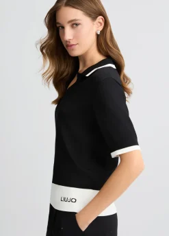 Liu Jo Polo de punto-Mujer Ropa Deportiva|Cárdigans Y Jerséis