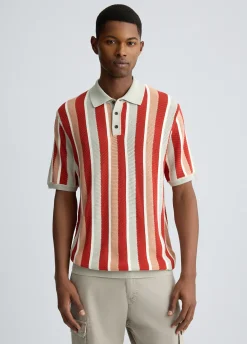 Liu Jo Polo de punto a rayas-Hombre Jerséis Y Sudaderas