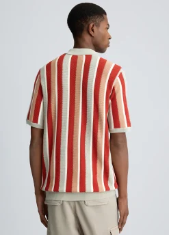 Liu Jo Polo de punto a rayas-Hombre Jerséis Y Sudaderas
