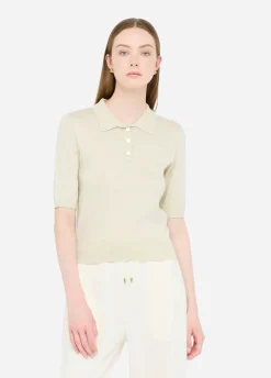 Liu Jo Polo de punto con lurex®-Mujer Cárdigans Y Jerséis