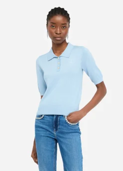 Liu Jo Polo de punto con lurex®-Mujer Cárdigans Y Jerséis