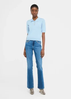 Liu Jo Polo de punto con lurex®-Mujer Cárdigans Y Jerséis