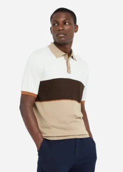 Liu Jo Polo de punto de algodón y seda-Hombre Jerséis Y Sudaderas