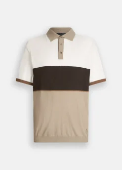 Liu Jo Polo de punto de algodón y seda-Hombre Jerséis Y Sudaderas
