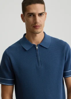 Liu Jo Polo en piqué de algodón-Hombre Jerséis Y Sudaderas