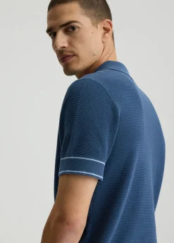 Liu Jo Polo en piqué de algodón-Hombre Jerséis Y Sudaderas