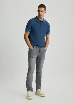 Liu Jo Polo en piqué de algodón-Hombre Jerséis Y Sudaderas