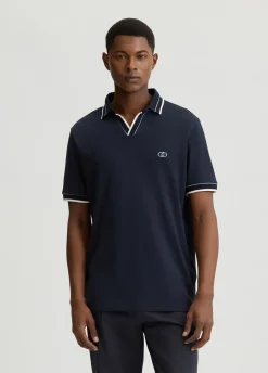 Liu Jo Polo en piqué de algodón-Hombre Polos Y Camisetas