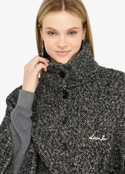 Liu Jo Poncho con cinturón-Mujer Abrigos Y Chalecos