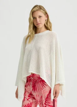 Liu Jo Poncho de mezcla de lana-Mujer Abrigos Y Chalecos
