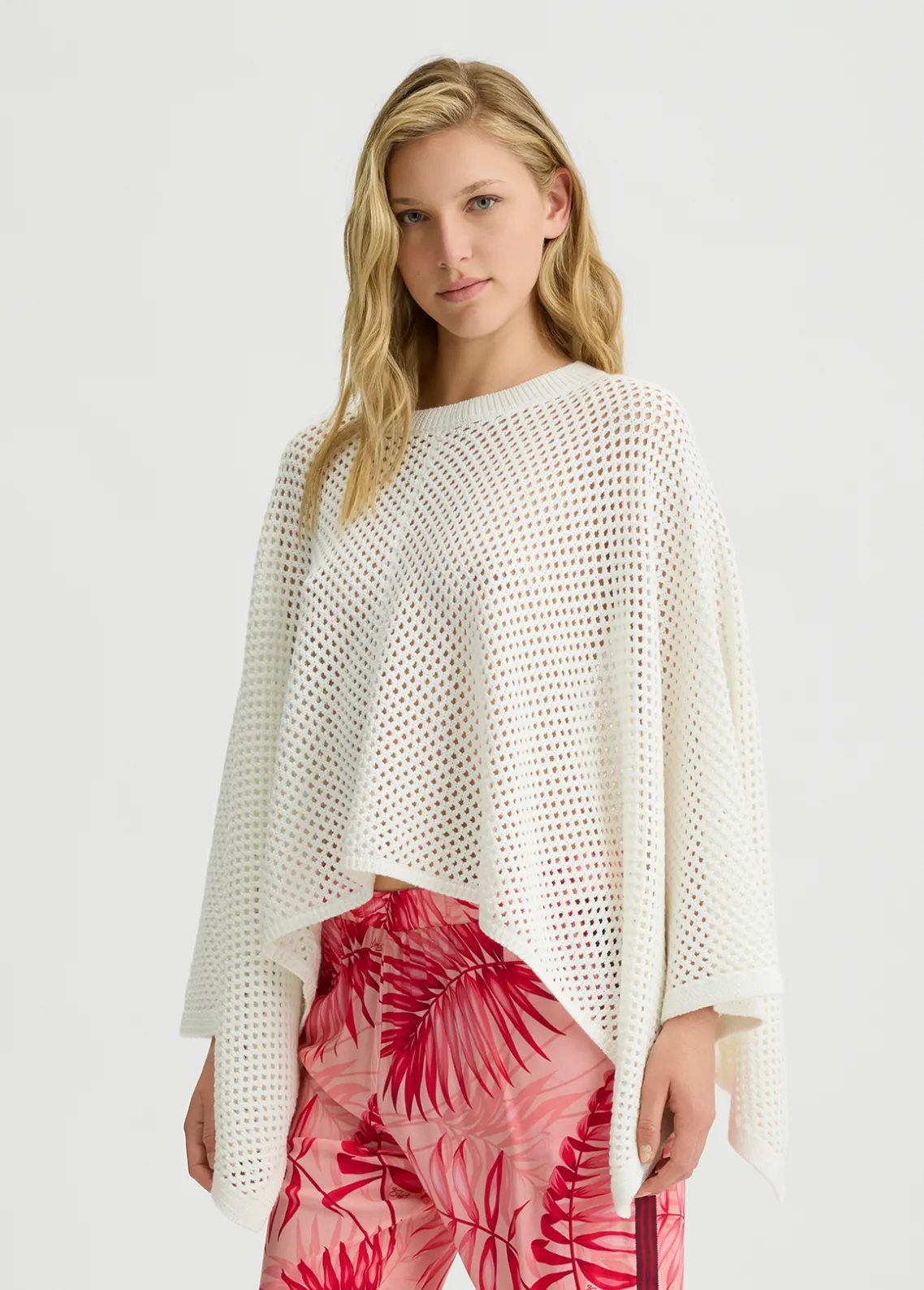 Liu Jo Poncho de mezcla de lana-Mujer Abrigos Y Chalecos