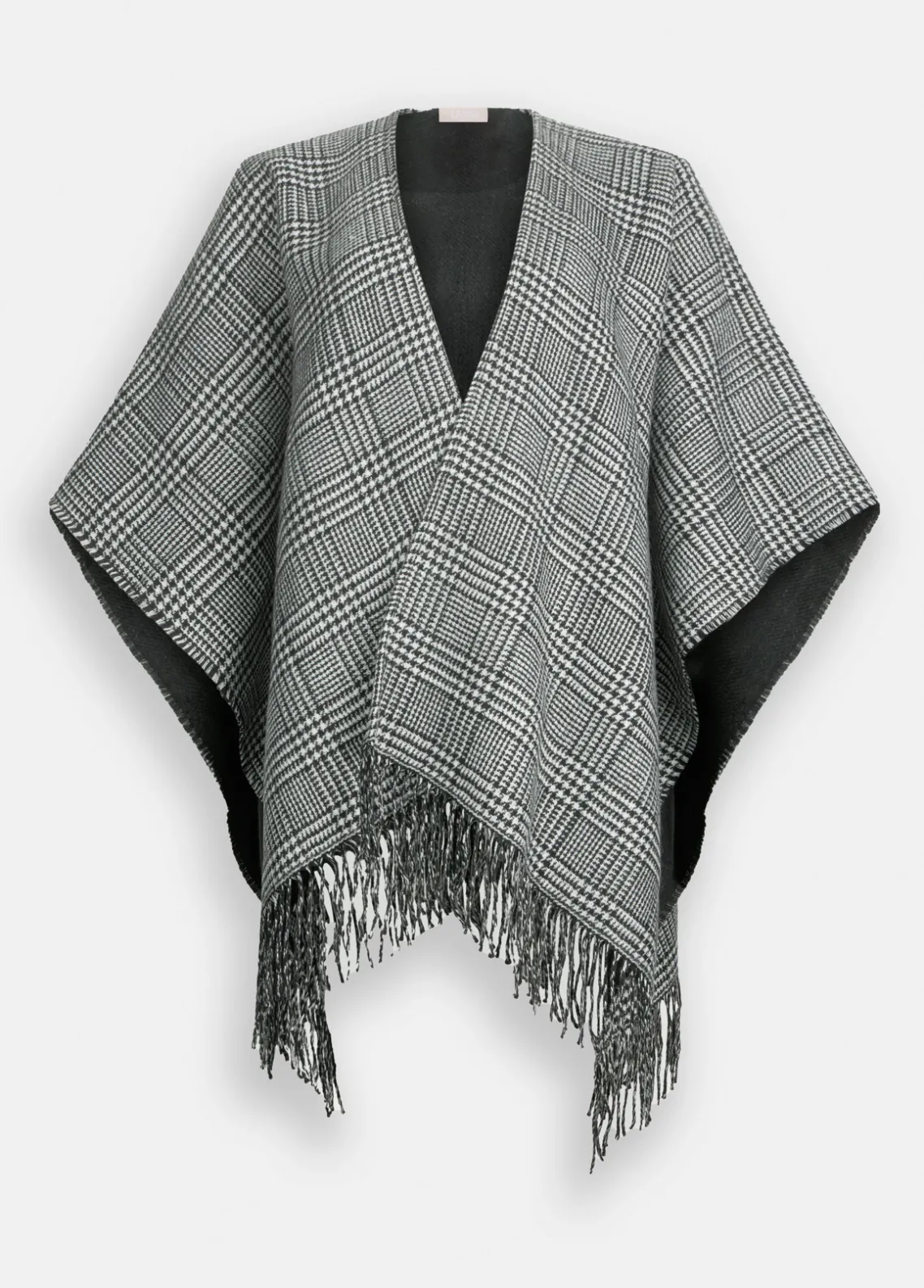 Liu Jo Poncho de Príncipe de Gales-Mujer Abrigos Y Chalecos
