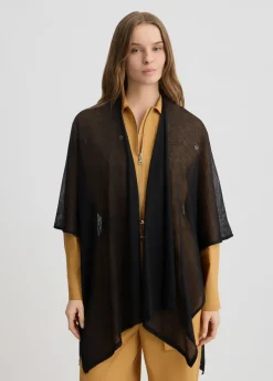 Liu Jo Poncho de punto de lurex®-Mujer Abrigos Y Chalecos