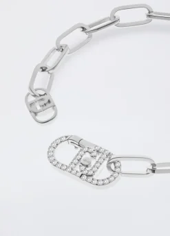 Liu Jo Pulsera con monograma con brillantitos-Mujer Joyas