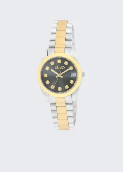 Liu Jo Reloj bicolor de acero con brillantitos-Mujer Relojes