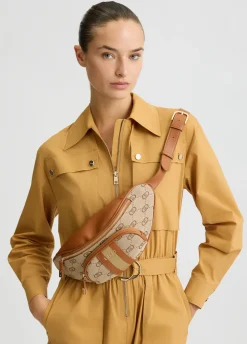 Liu Jo Riñonera jacquard con logotipo-Mujer Riñoneras