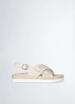 Liu Jo Sandalias con logotipo grande para niña- Zapatos|Zapatos