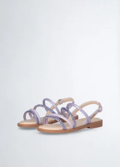 Liu Jo Sandalias con pedrería para niña- Zapatos|Zapatos