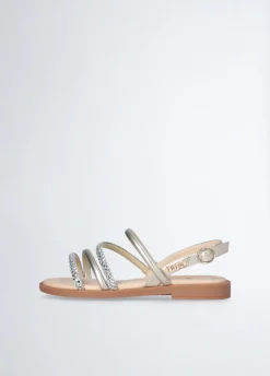 Liu Jo Sandalias con pedrería para niña- Zapatos