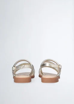 Liu Jo Sandalias con pedrería para niña- Zapatos