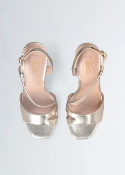Liu Jo Sandalias con tacón con logotipo-Mujer Zapatos De Salón|Sandalias