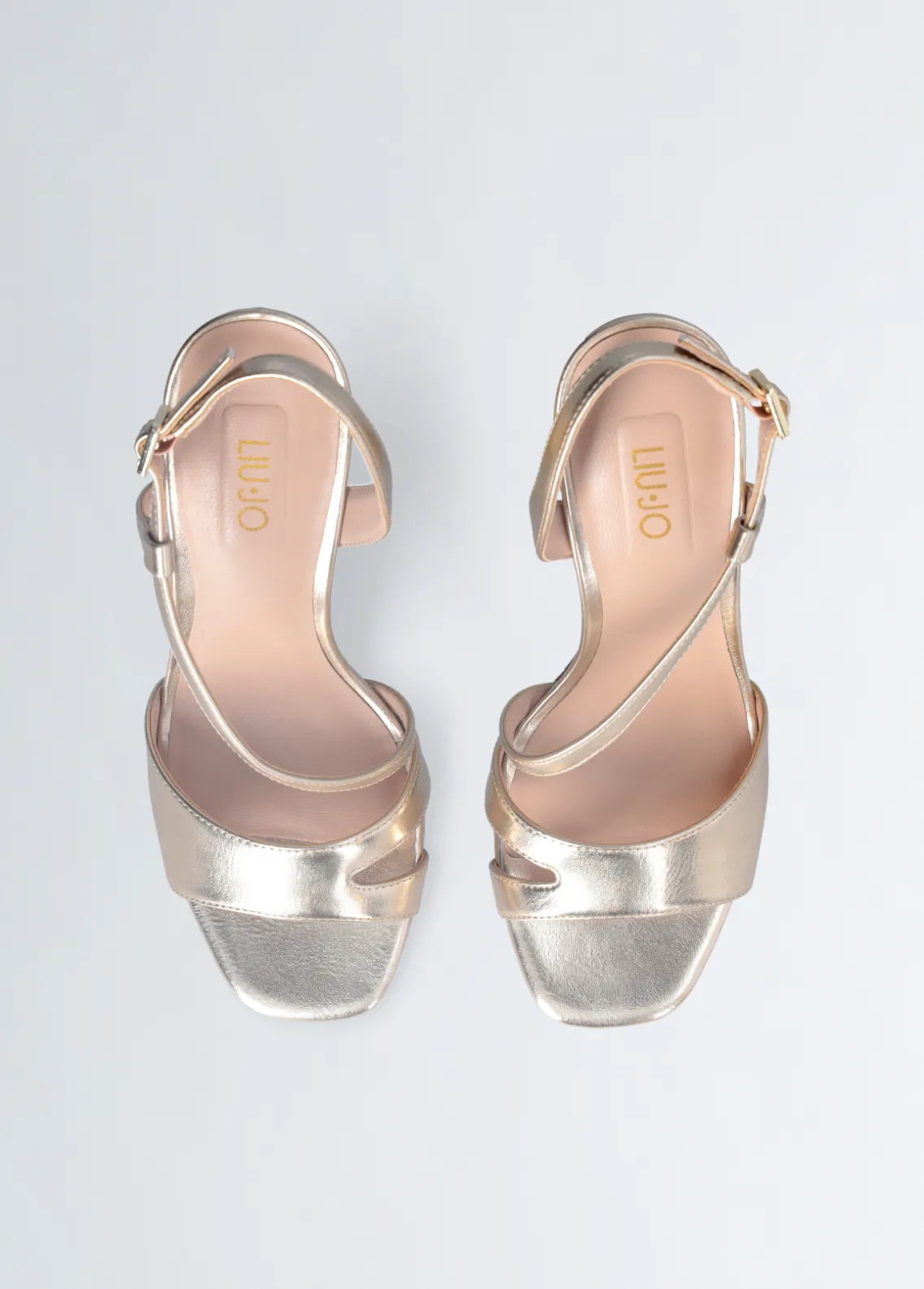Liu Jo Sandalias con tacón con logotipo-Mujer Zapatos De Salón|Sandalias