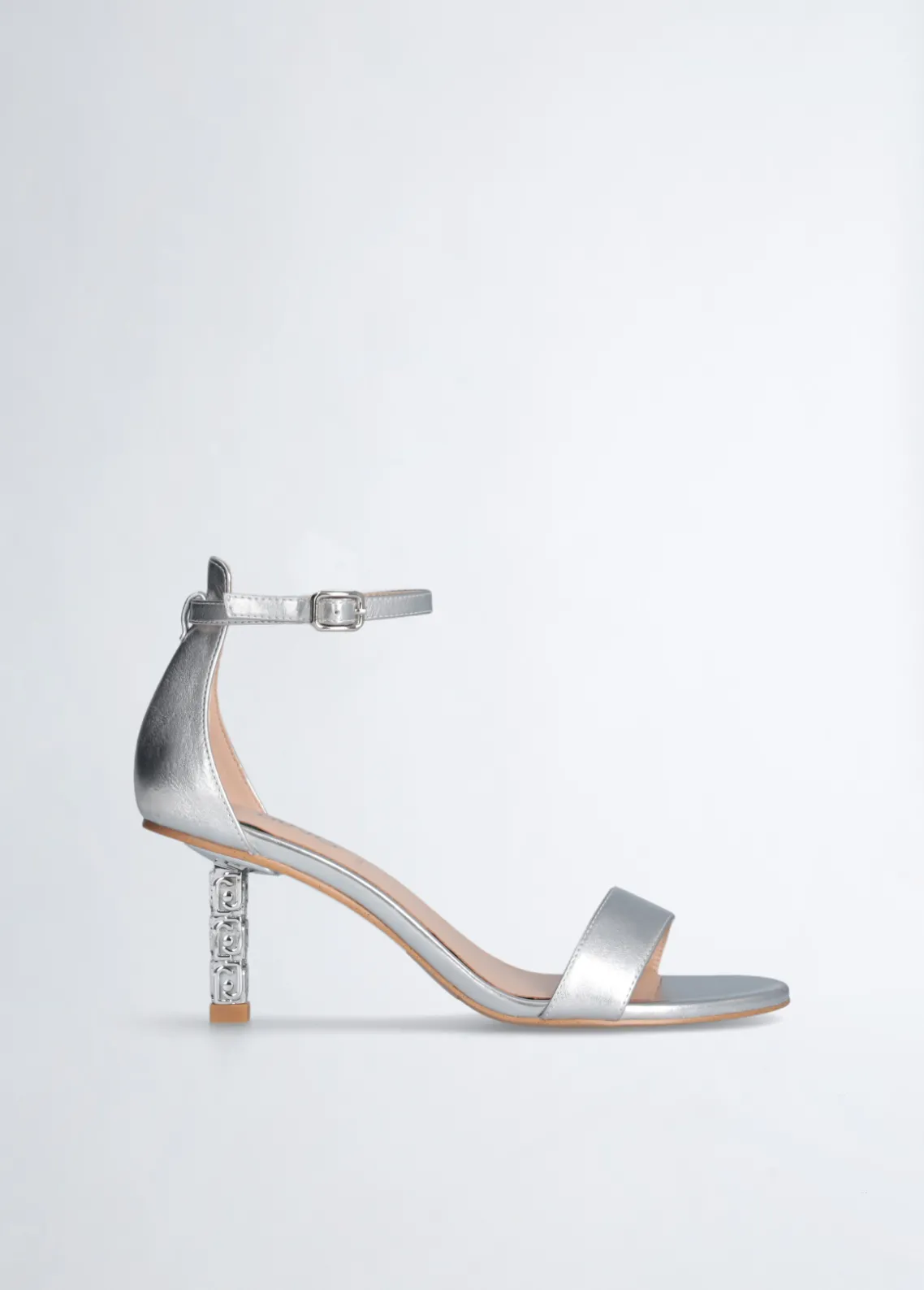 Liu Jo Sandalias con tacón con logotipo-Mujer Zapatos De Salón|Sandalias
