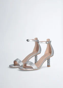 Liu Jo Sandalias con tacón con logotipo-Mujer Zapatos De Salón|Sandalias