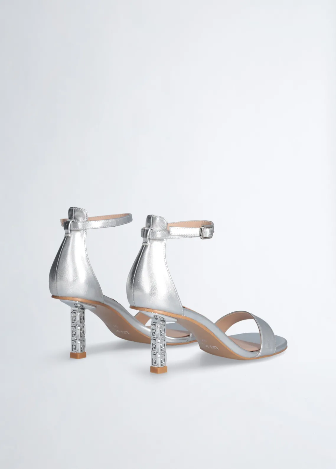 Liu Jo Sandalias con tacón con logotipo-Mujer Zapatos De Salón|Sandalias