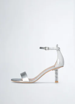 Liu Jo Sandalias con tacón con logotipo-Mujer Zapatos De Salón|Sandalias