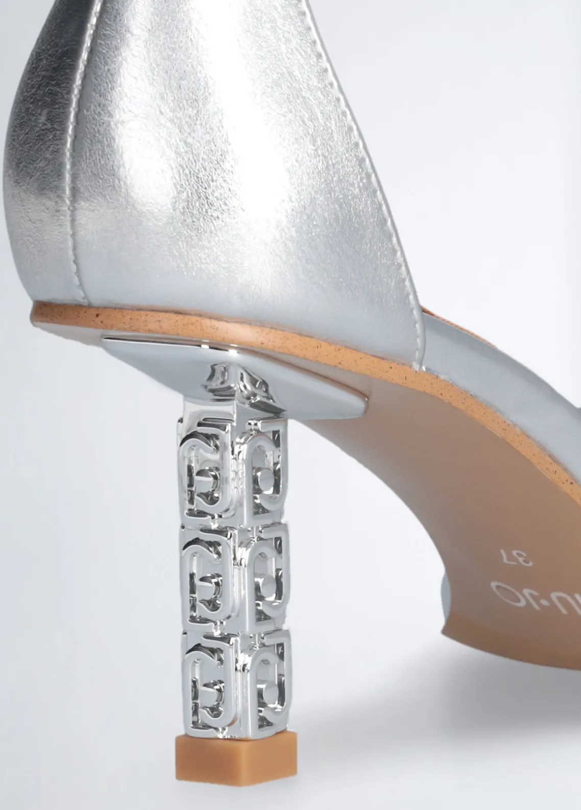 Liu Jo Sandalias con tacón con logotipo-Mujer Zapatos De Salón|Sandalias